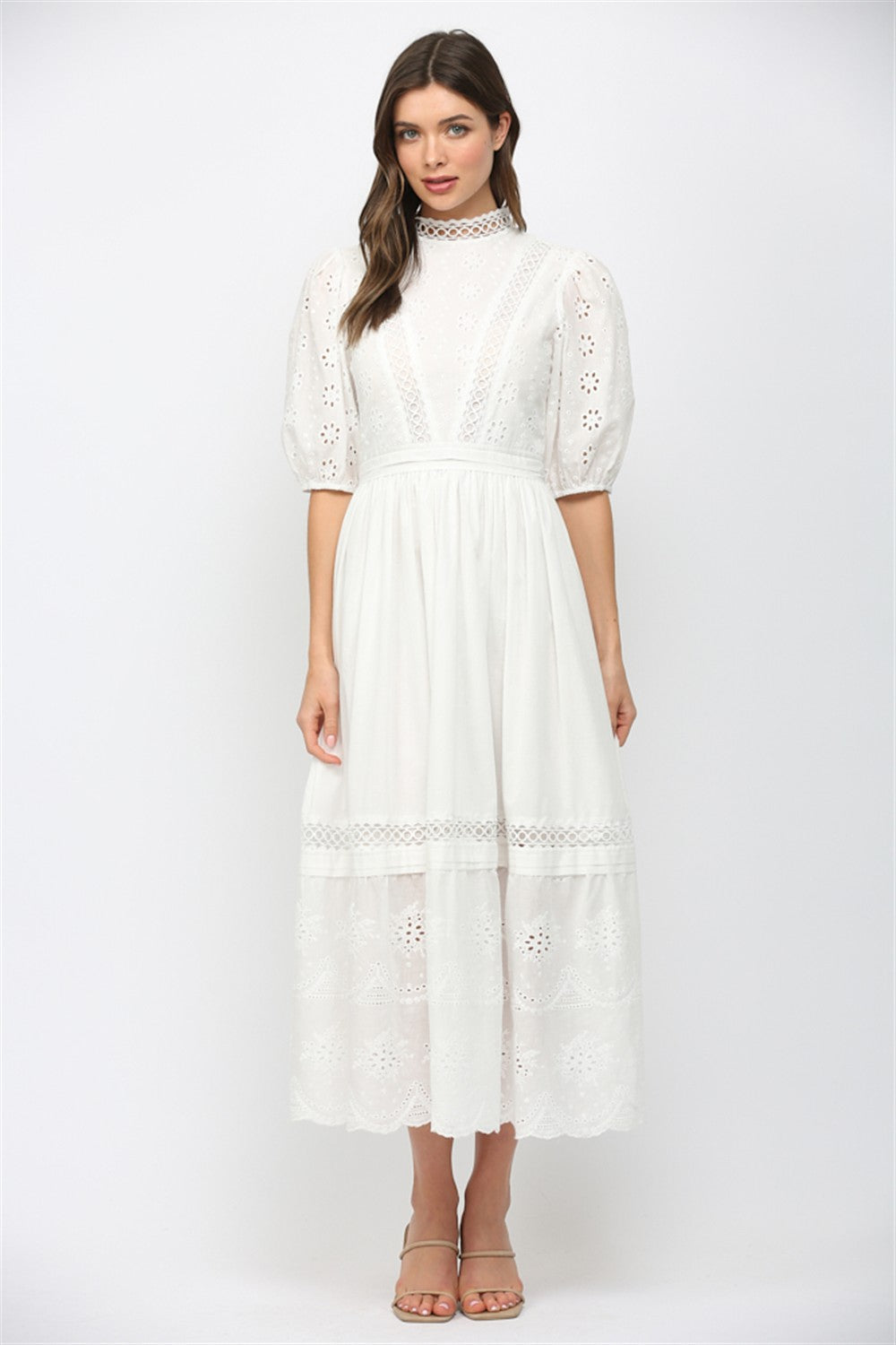 timeless midi dress Ivory defined fit Structured square Color:Concord Grape Alexandranx Green V-Neck A-Line champagne feather