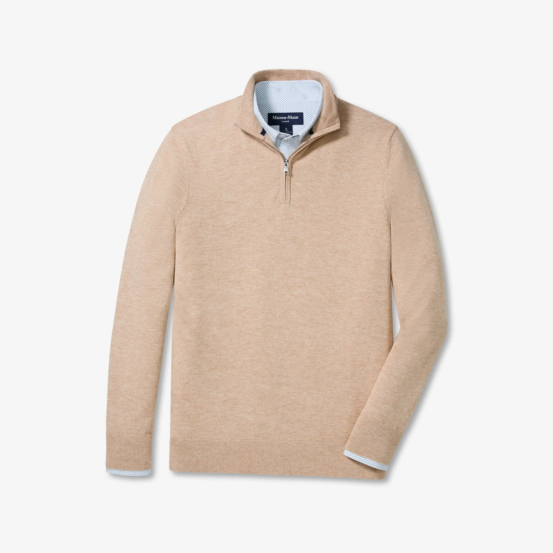 Heritage Quarter Zip - Khaki