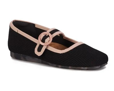 Naomi Black/Taupe Knit