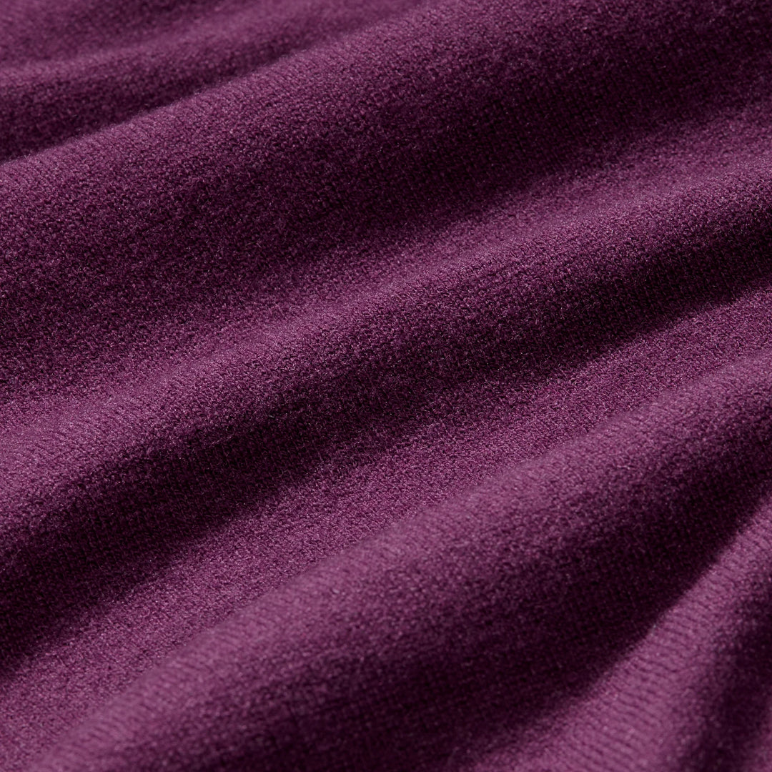 Heritage Quarter Zip - Eggplant