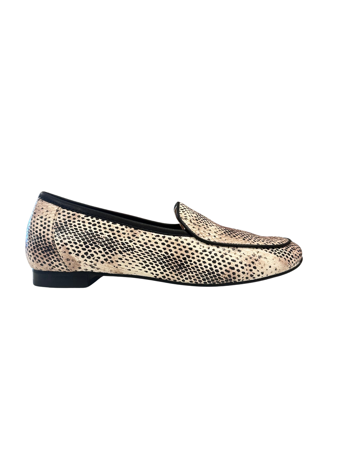 Snakeskin Loafer Piton Natural