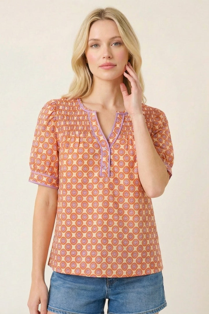 Sienna Medallion Blouse