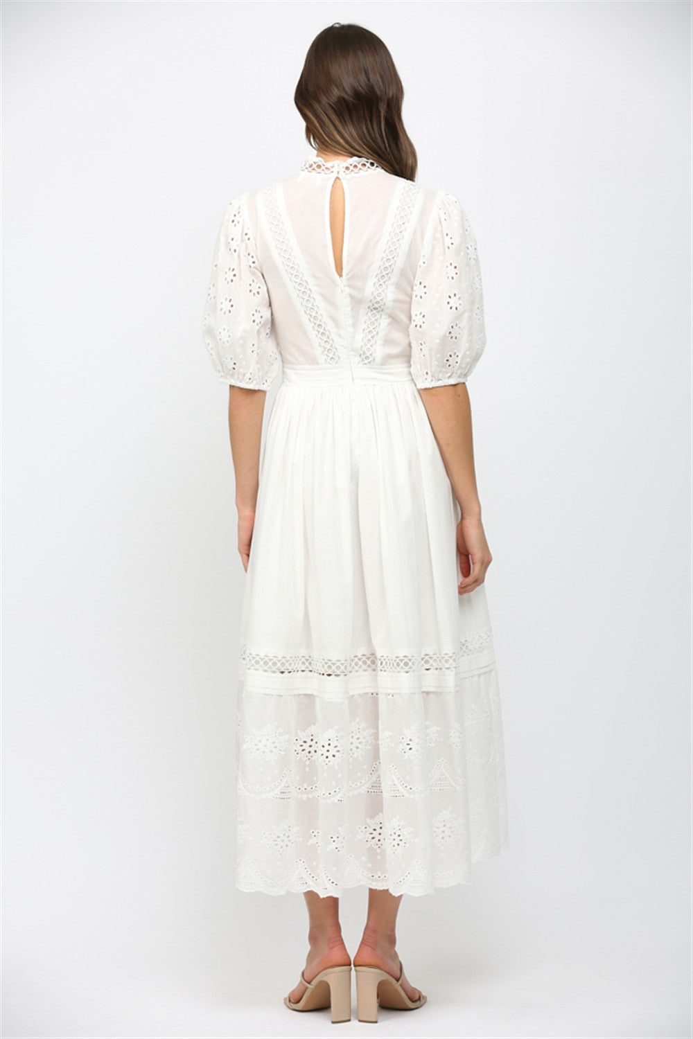 Timeless Ivory Midi Dress