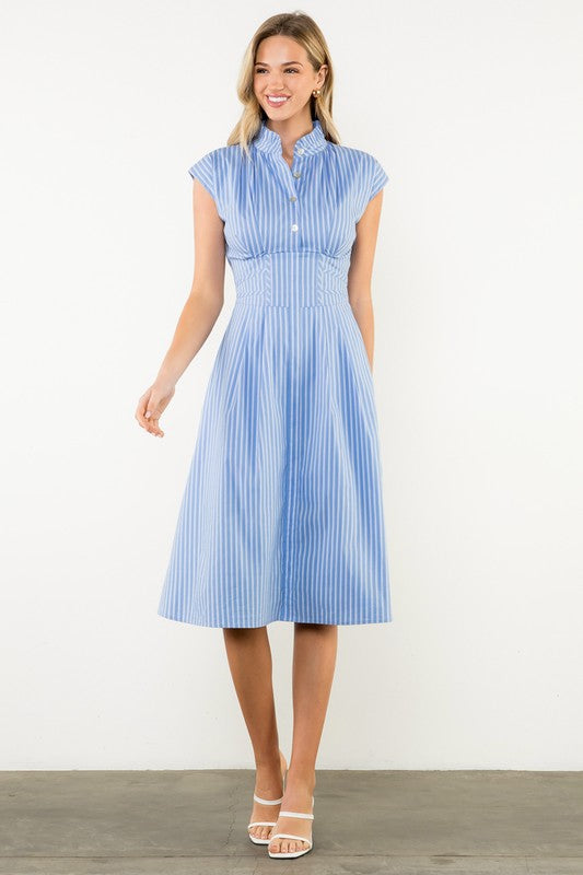 Seaside Button-Up Dress