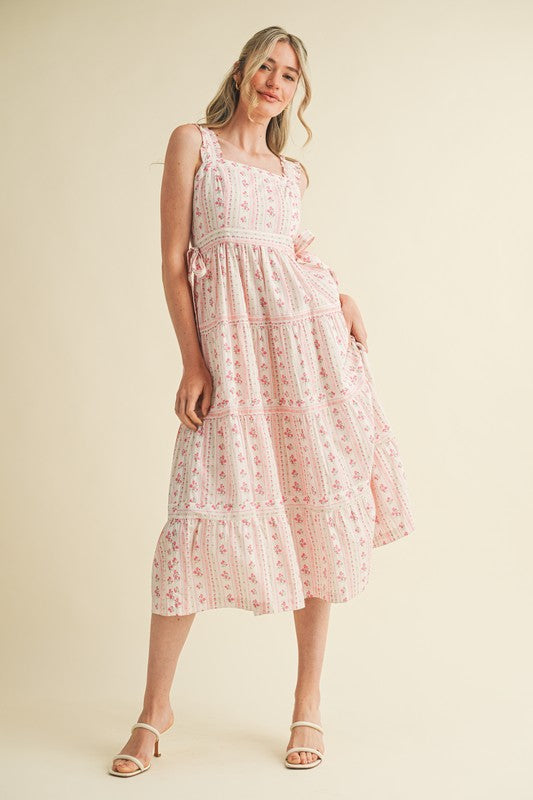 Blushing Blooms Midi
