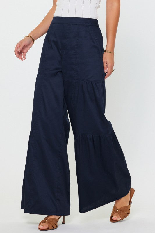 Navy Palazzo Pants