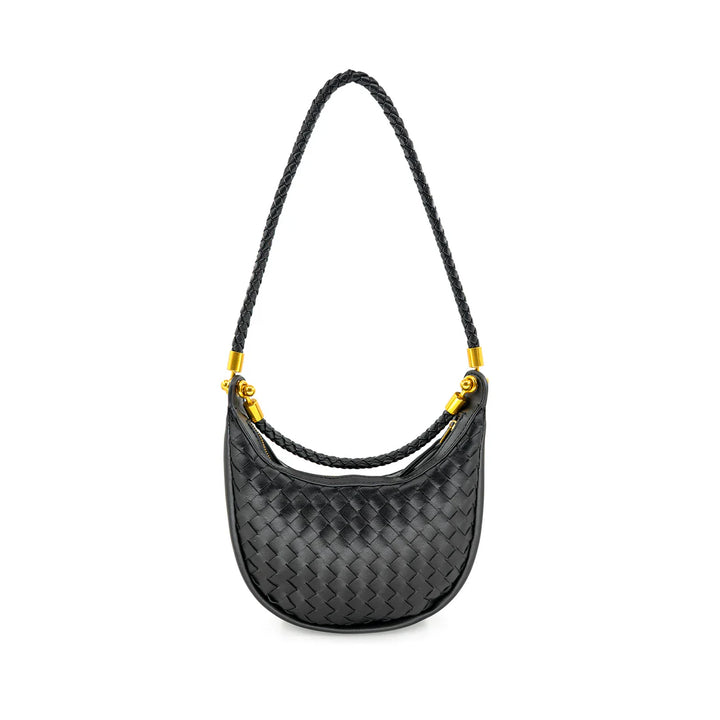 Capri Woven Hobo - Black