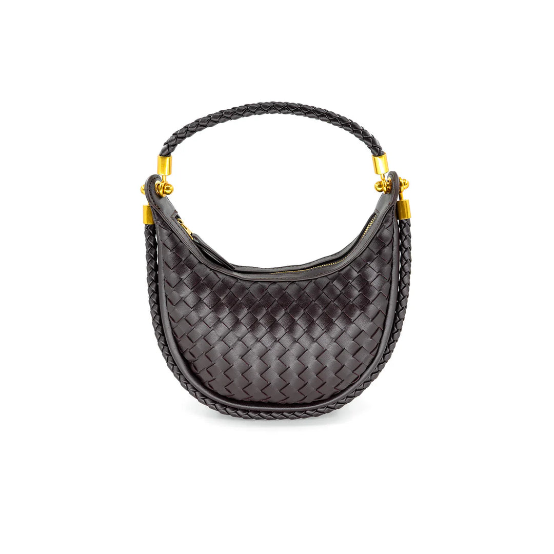 Capri Woven Hobo - Black