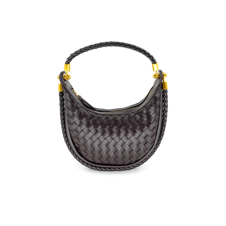 Capri Woven Hobo - Black