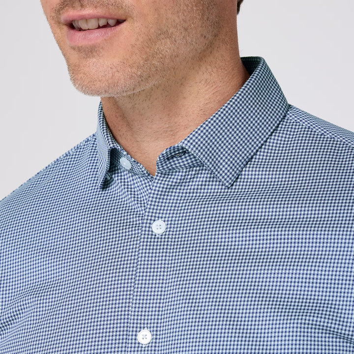 Mizzen+Main Halyard LS Navy Peter Gingham