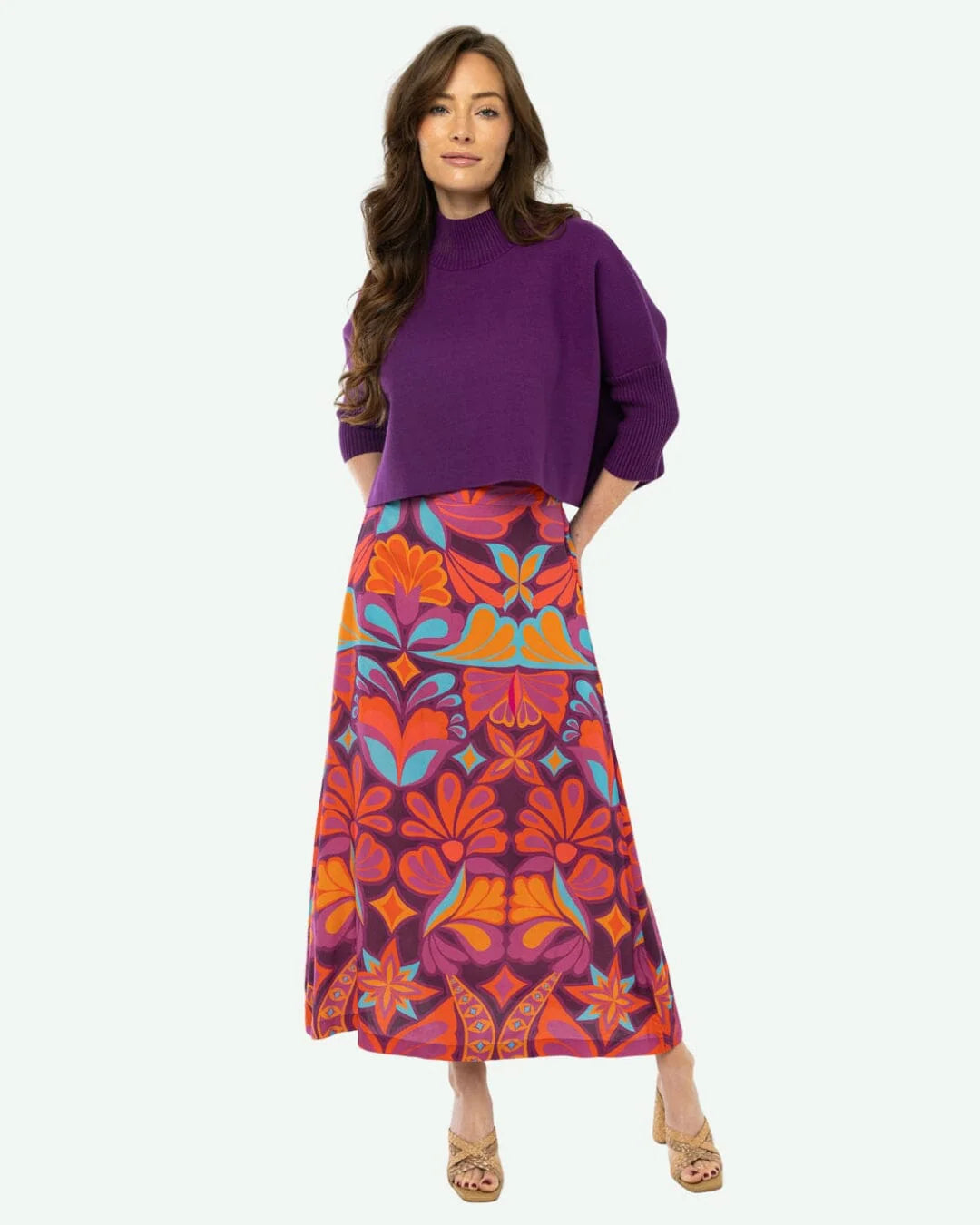 Tiffany Skirt - Purple