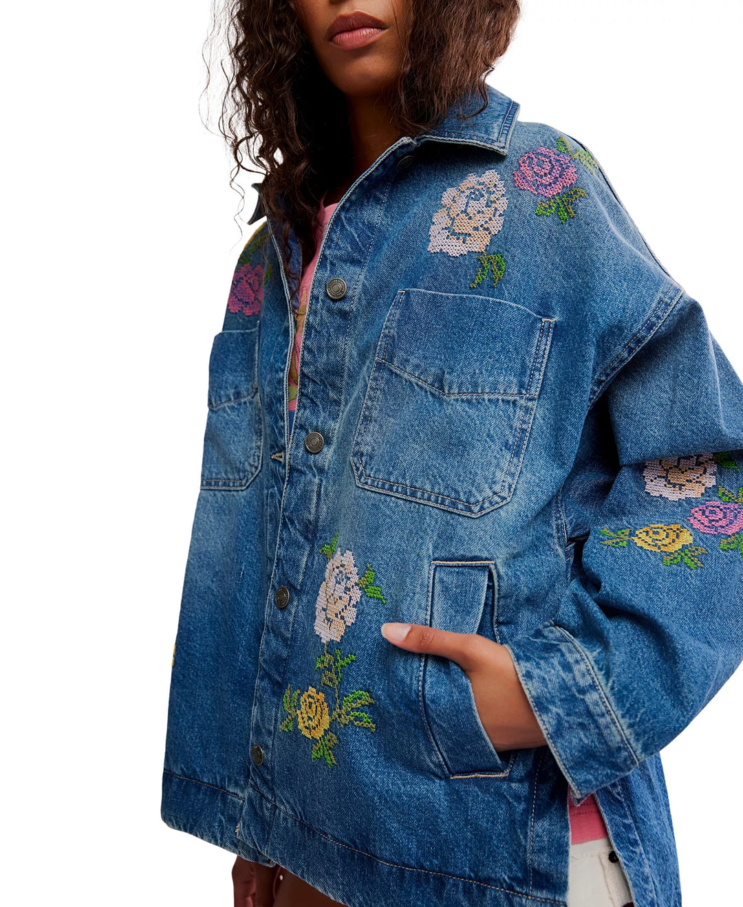 Embroidered Jean Jacket