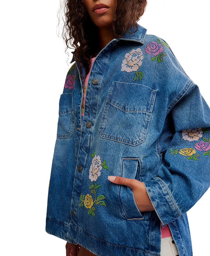 Embroidered Jean Jacket