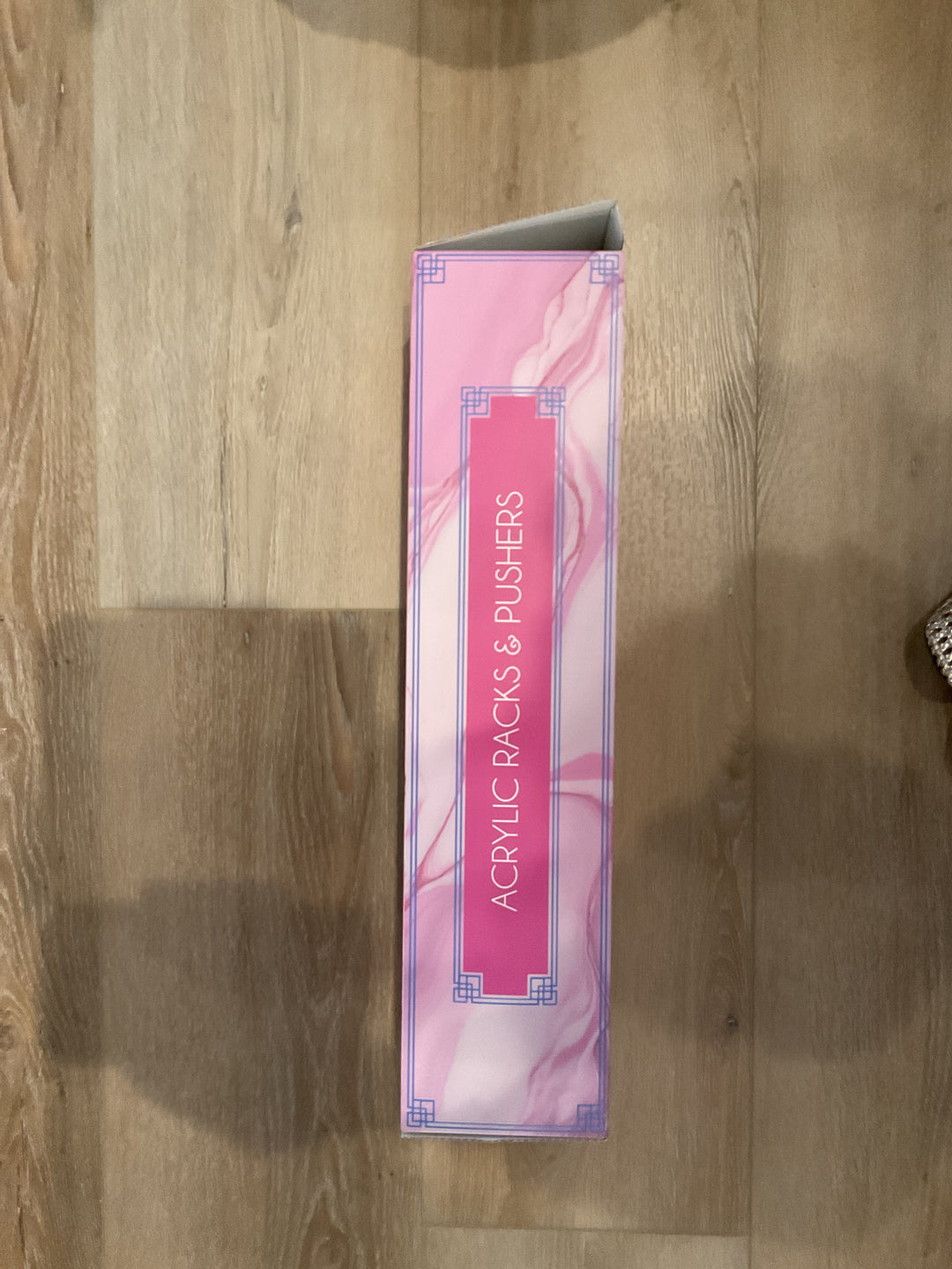 Pink Quartz Mahjong Rack &amp; Pusher Set