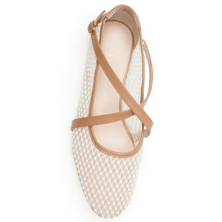 Mercy Mesh Dot Flats