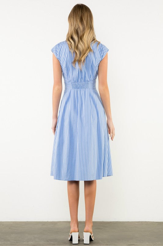 Seaside Button-Up Dress