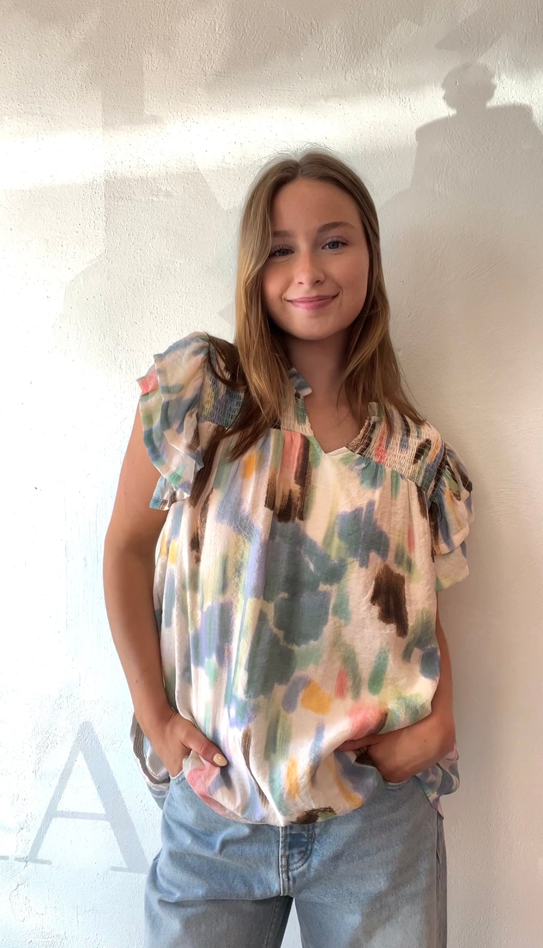 Watercolor Blouse