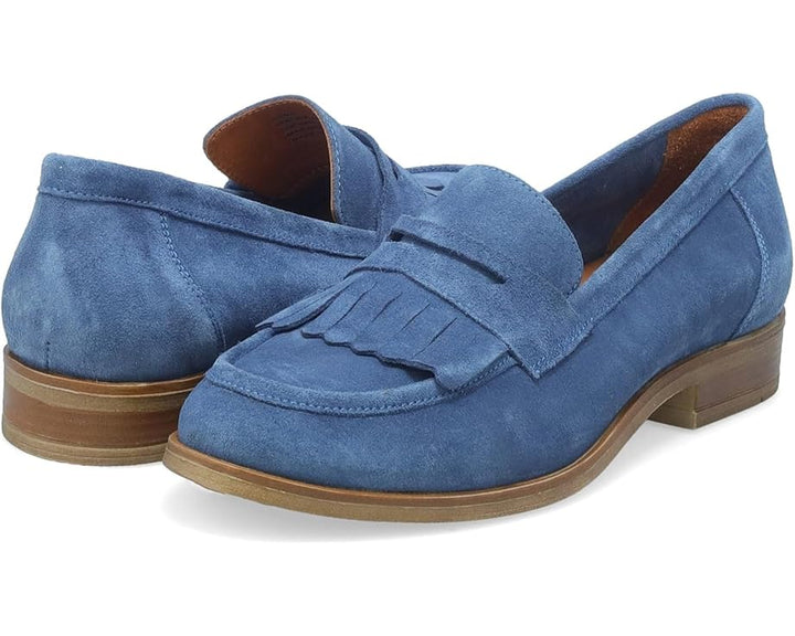 Ilona Blue Suede Loafer