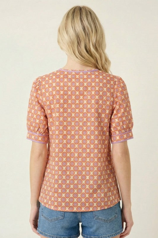 Sienna Medallion Blouse