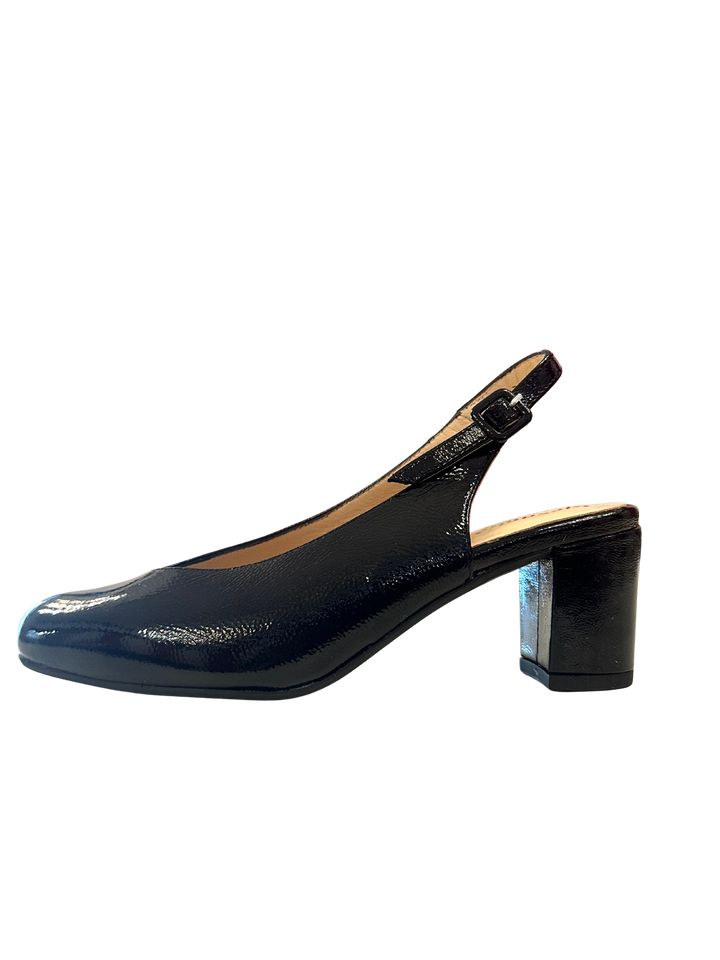 Black Patent Slingback