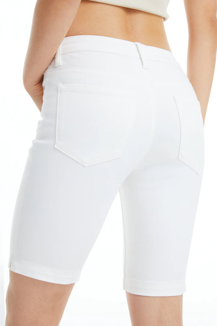 White Bermuda Short