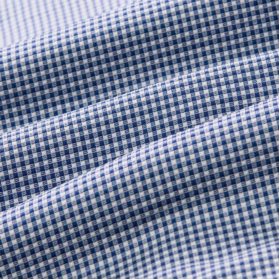 Mizzen+Main Halyard LS Navy Peter Gingham