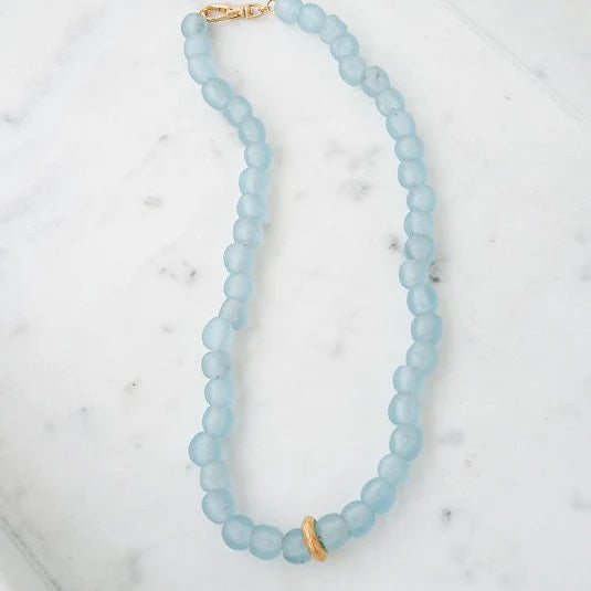 18" Glass Washer Necklace