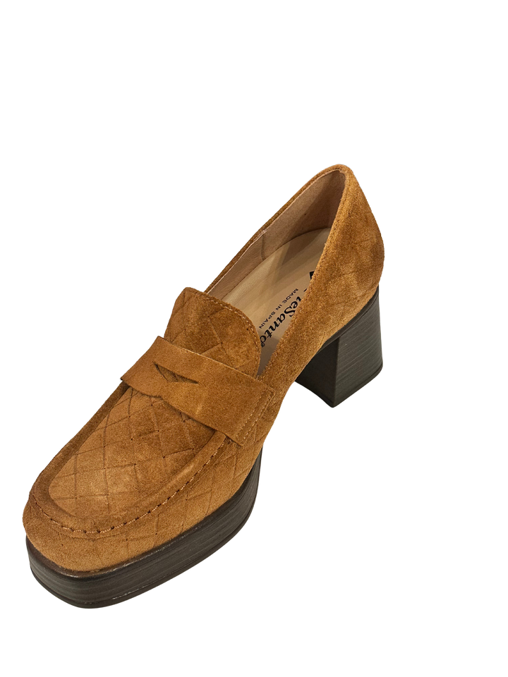 Suede Cuero Heeled Loafer