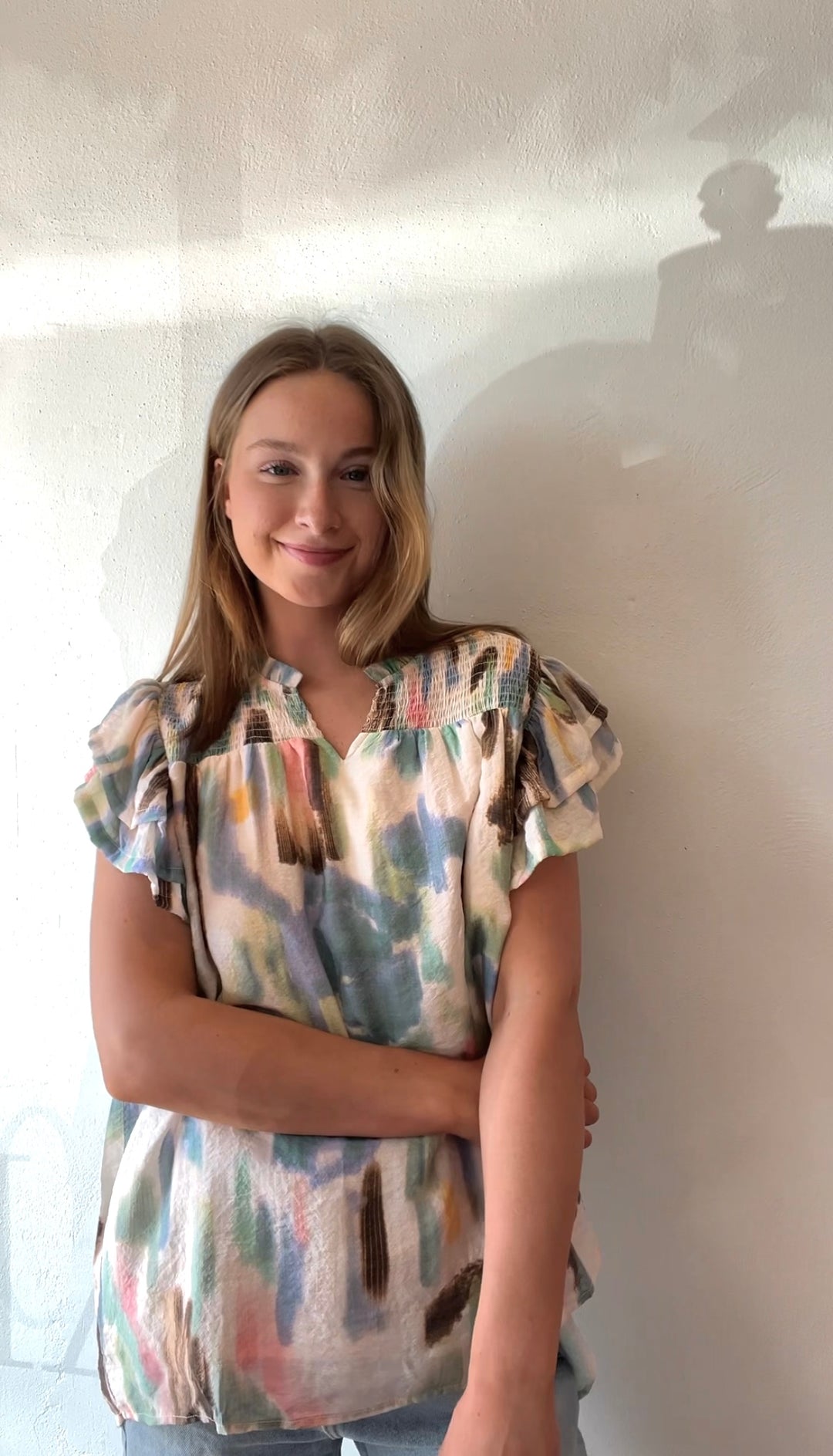 Watercolor Blouse