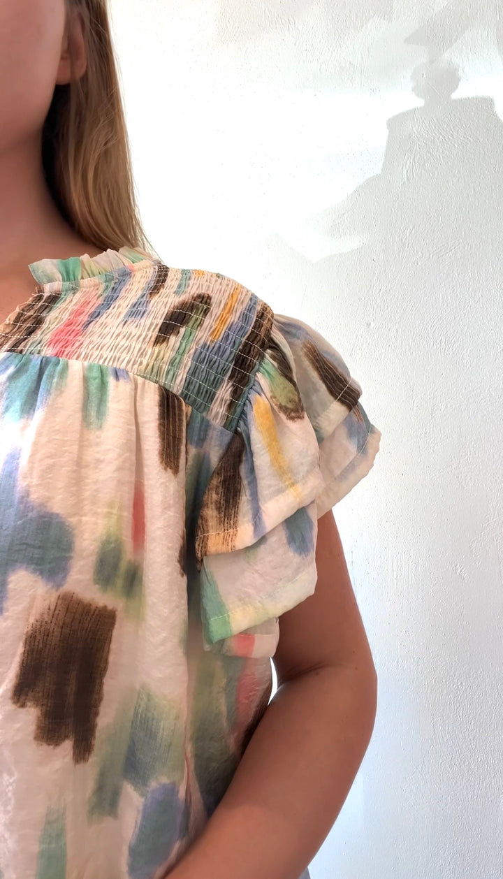 Watercolor Blouse