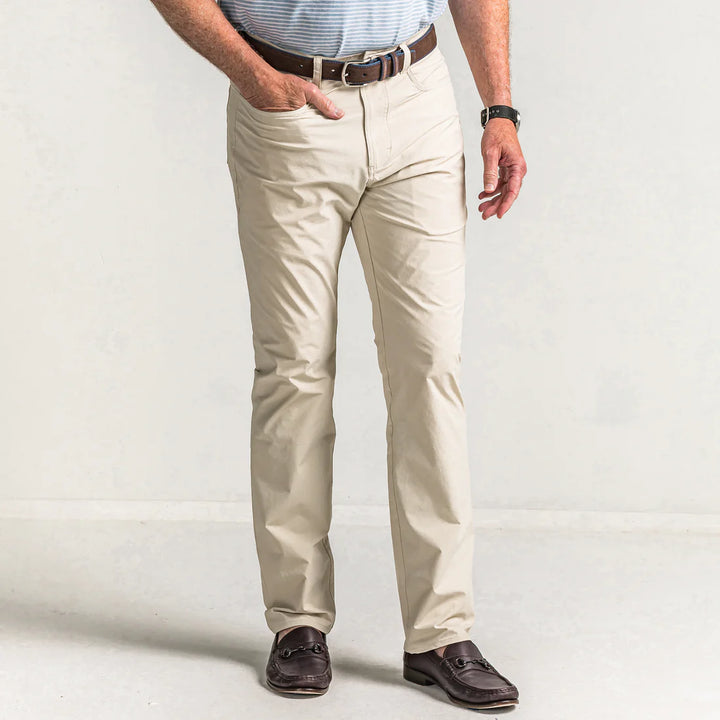 Harris Perf. 5-Pocket Pant Stone