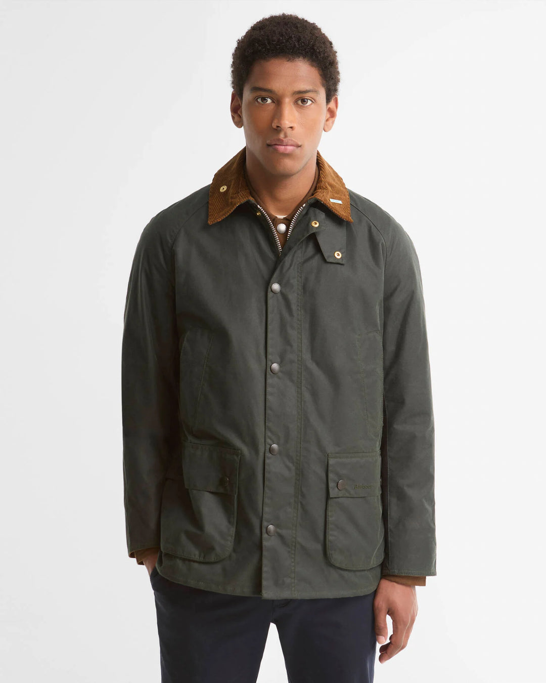 Barbour Icons Ashby Waxed Jacket - Sage
