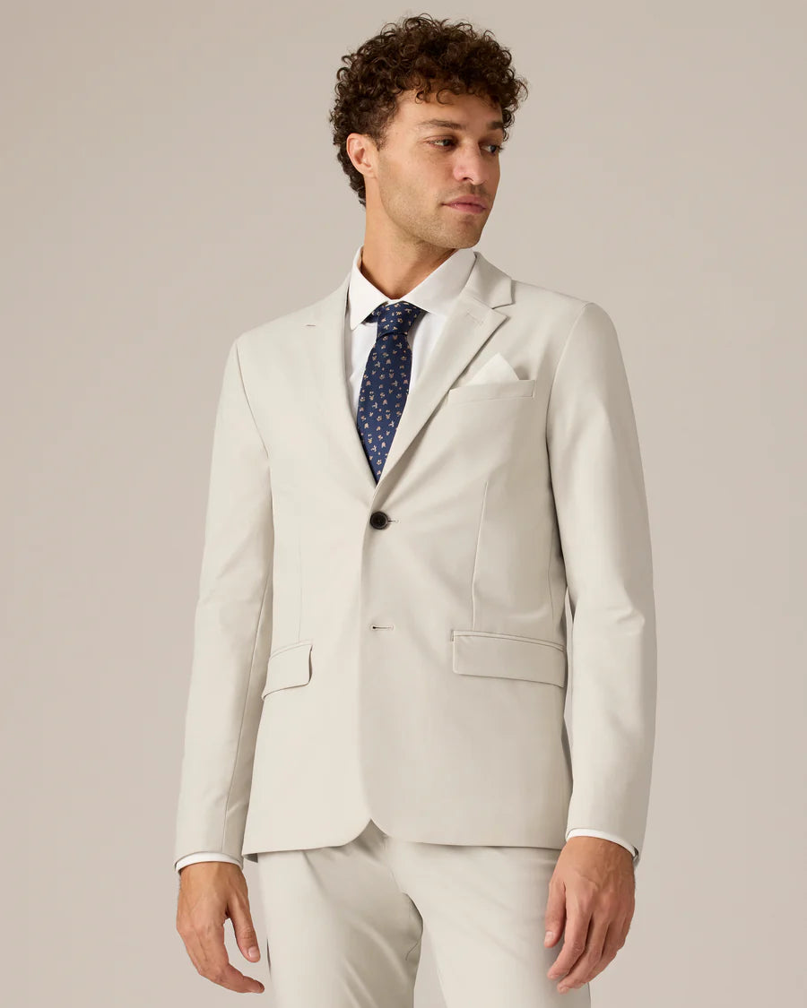 Commuter Blazer - Slim Fit Stone