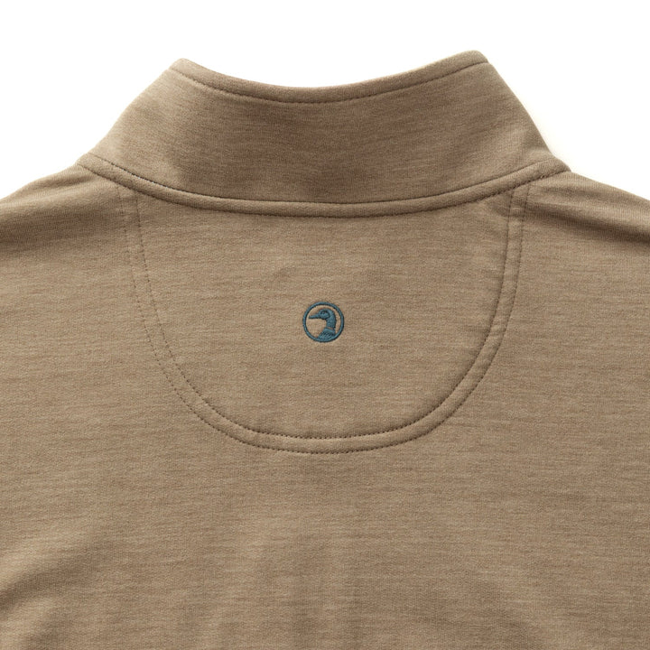 Duckhead Dunmore Quarter Zip Walnut