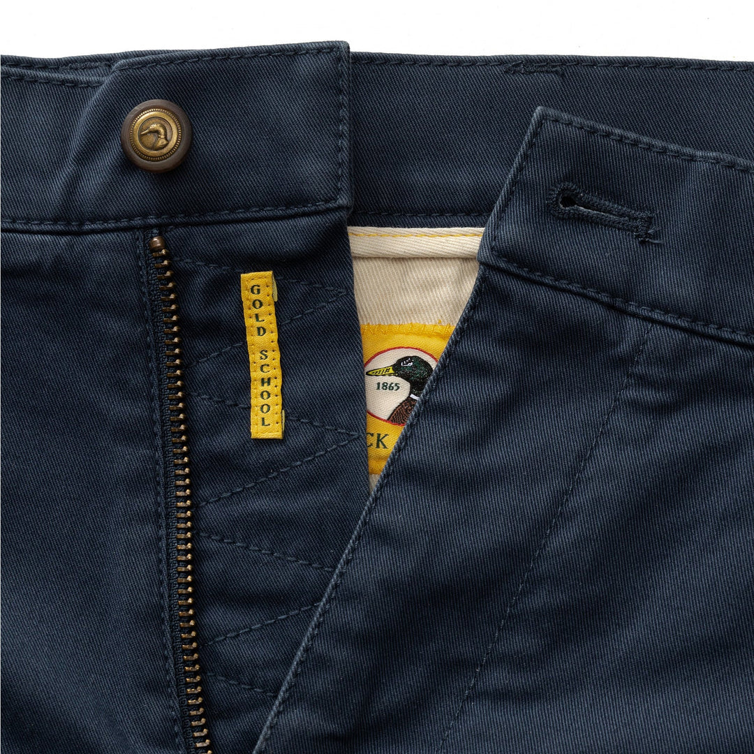 Duck Head 7" Gold School Chino Short Navy