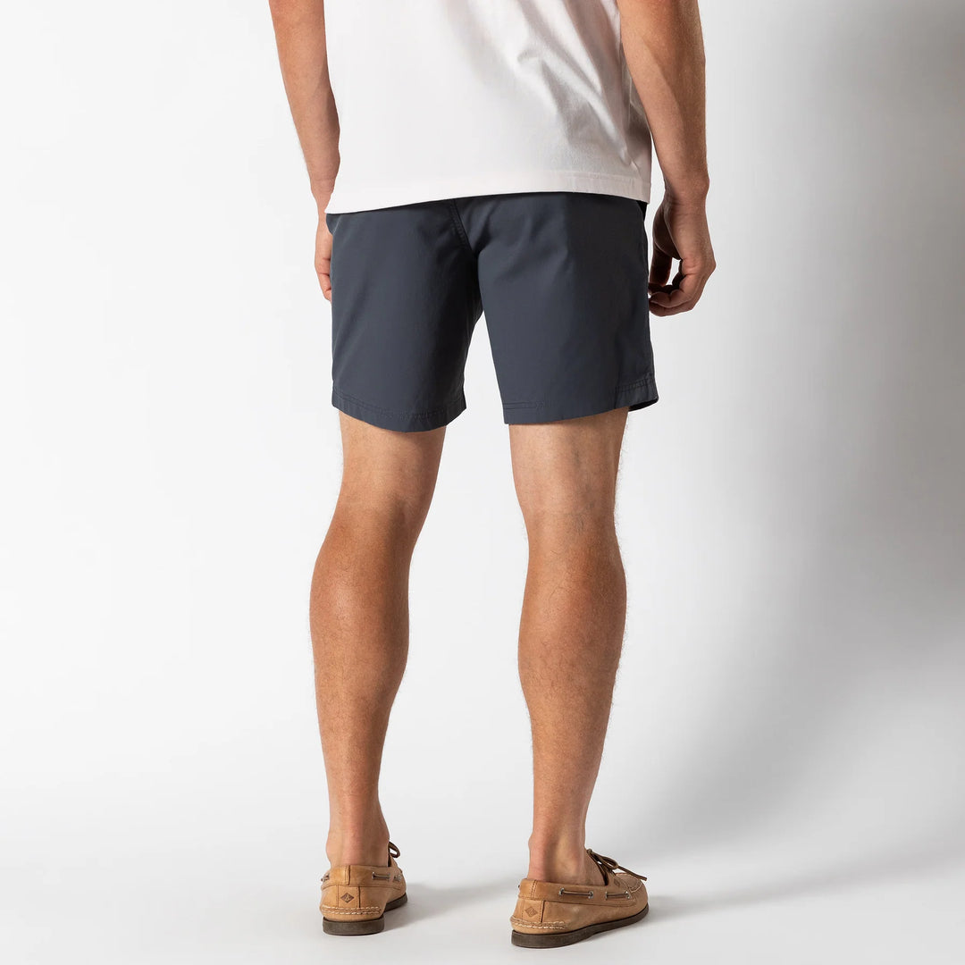 Harbor Perf. Short Naval Grey
