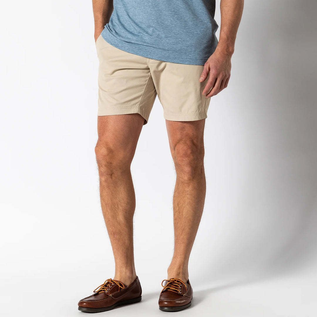Duckhead 8" Harbor Perf. Short Stone
