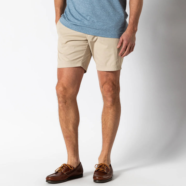 Duckhead 8" Harbor Perf. Short Stone