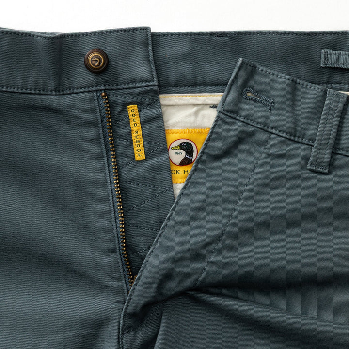 Duck Head 7" Gold School Chino Short Stormy Blue