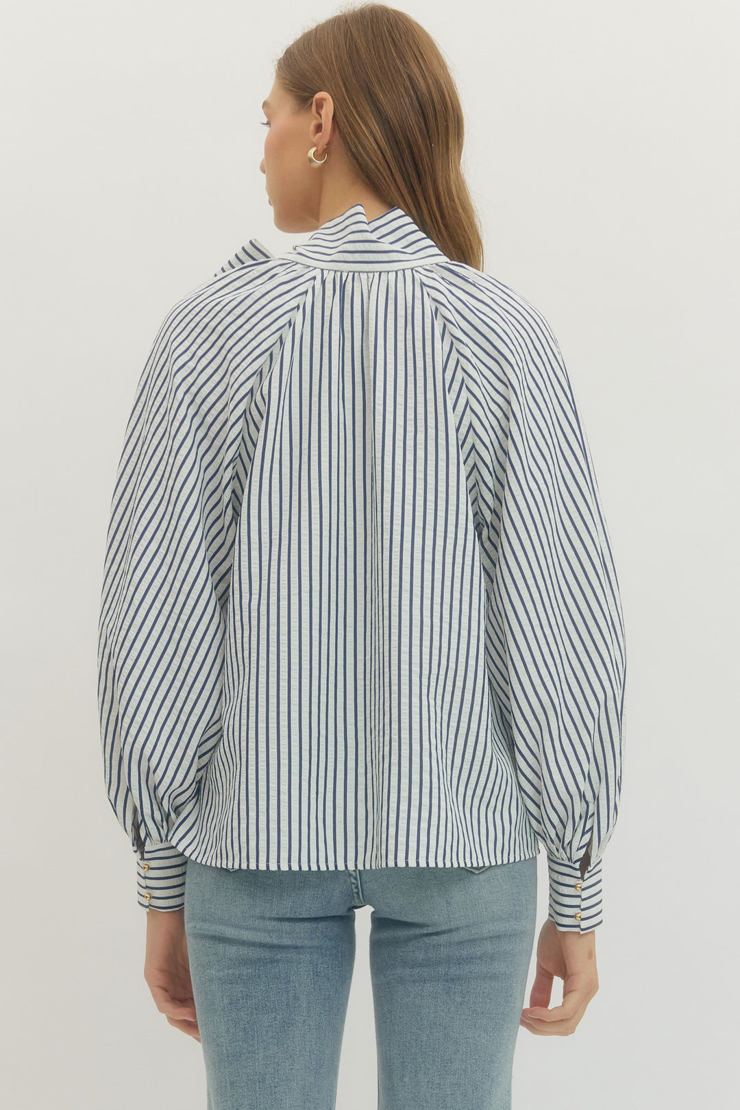 Harborline Neck Tie Blouse