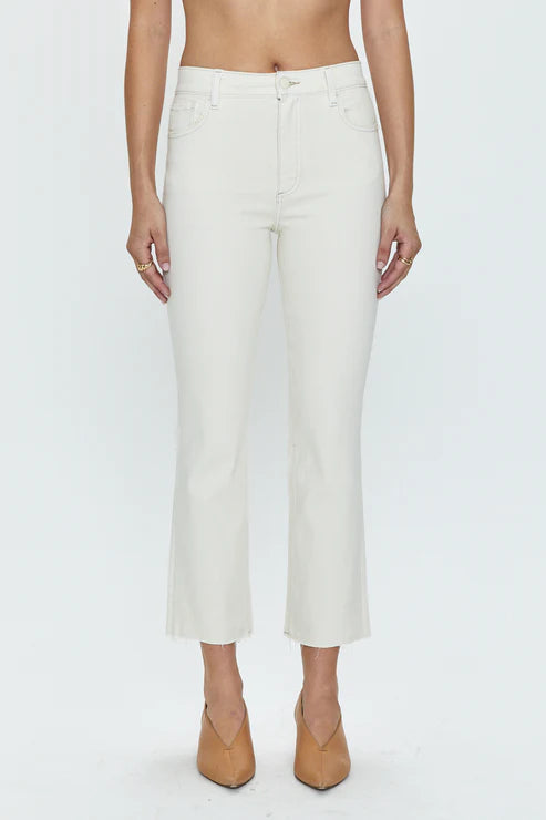 Lennon Hi-Rise Crop-Sandstone