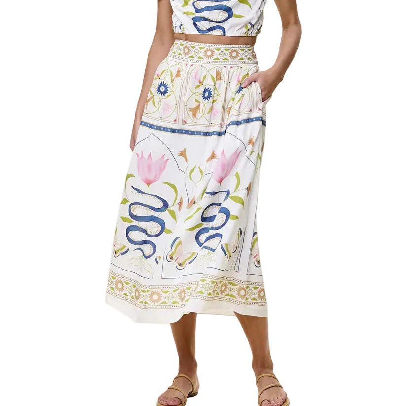 lliott Maxi Skirt - Montecito Print
