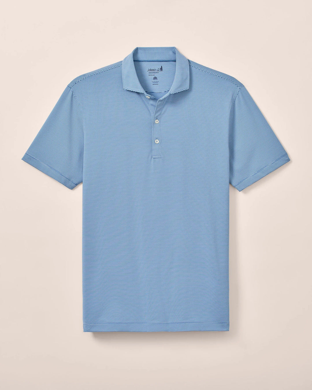 Johnnie-O Perf Jersey Polo Lyndonn Stripe Kona Lake
