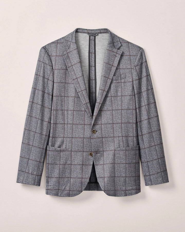 Malachi Windowpane Gray Sport Coat