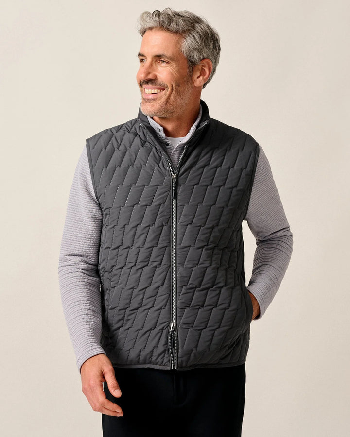 Belfry Quilted Vest Dark Gray