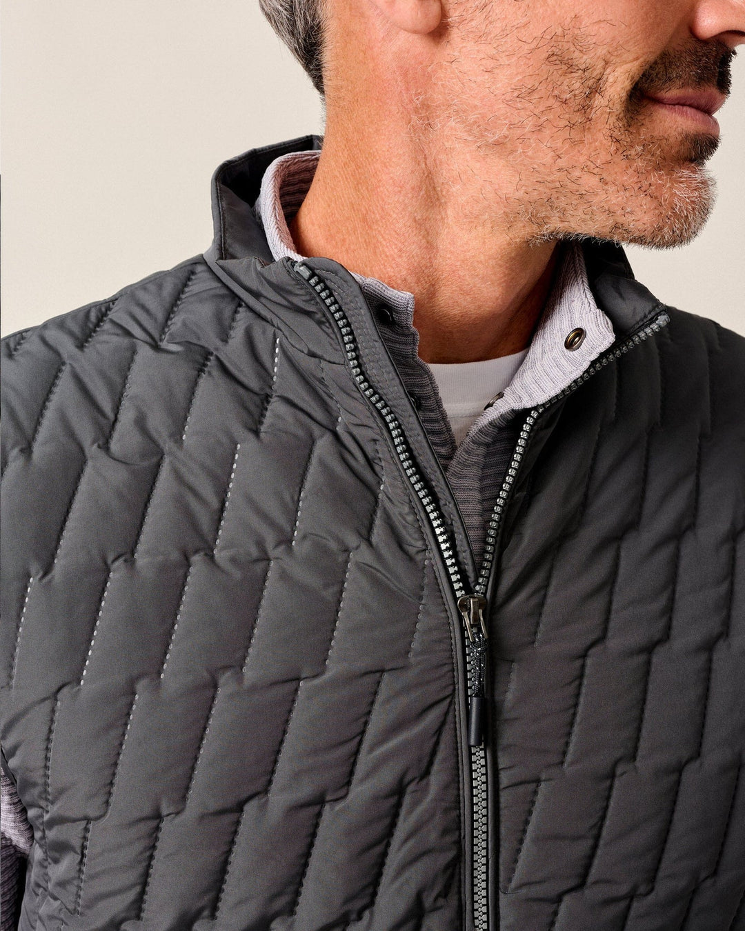 Belfry Quilted Vest Dark Gray