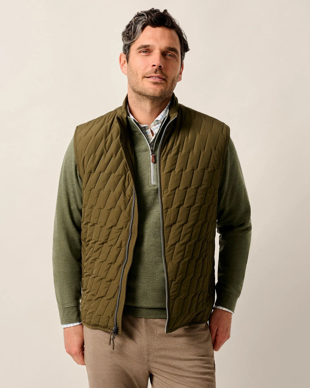 Belfry Quilted Vest Mangrove