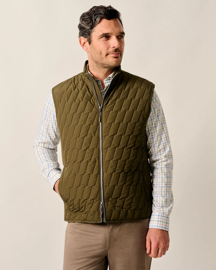 Belfry Quilted Vest Mangrove