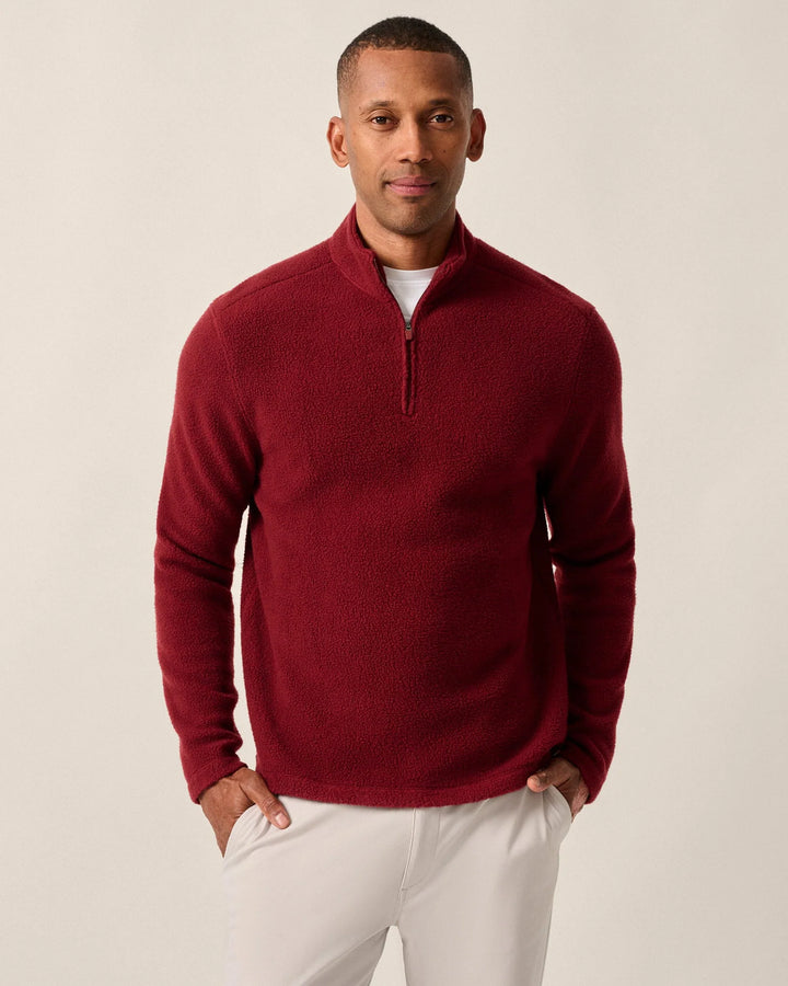 Dion Sherpa 1/4 Zip Pullover - Pinot