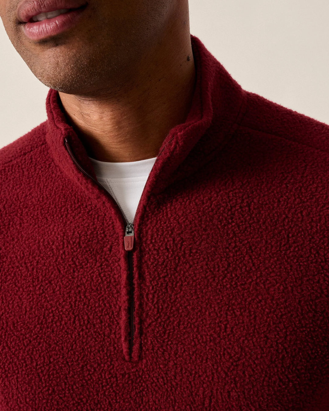 Dion Sherpa 1/4 Zip Pullover - Pinot